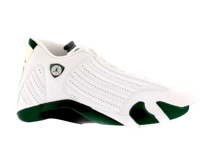 11、14 Air Jordan 14 Retro White Forest Green - 311832-131