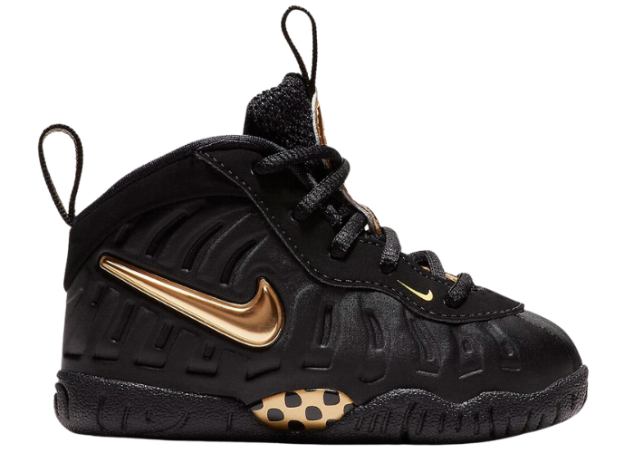 Nike Air Foamposite Pro Black Metallic Gold (TD)