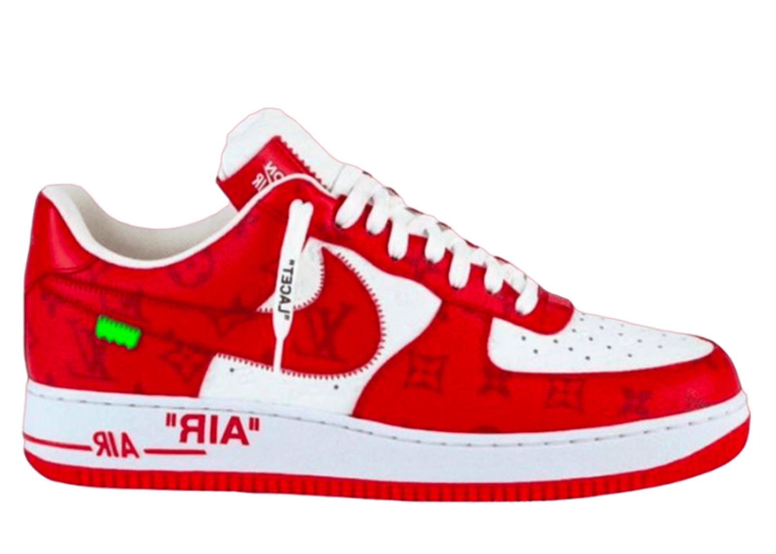 Louis vuitton air force 1 red online