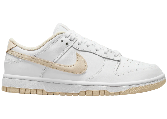 dunk low pearl white