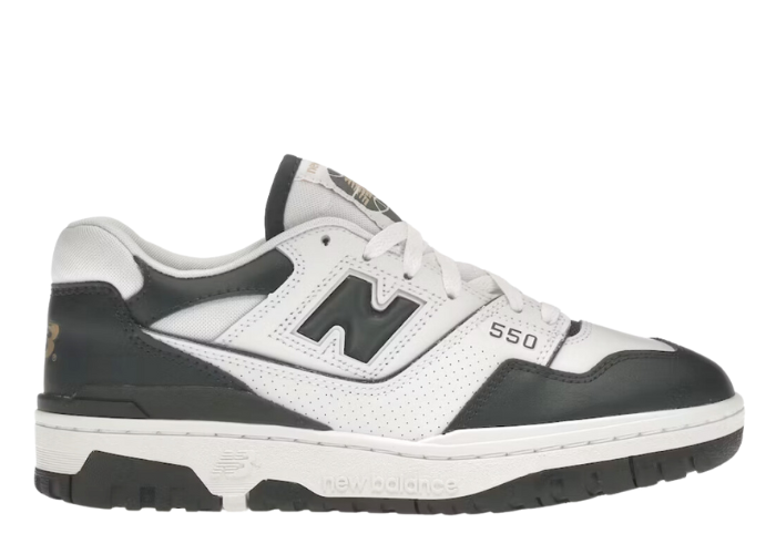 New Balance 550 White Dark Green