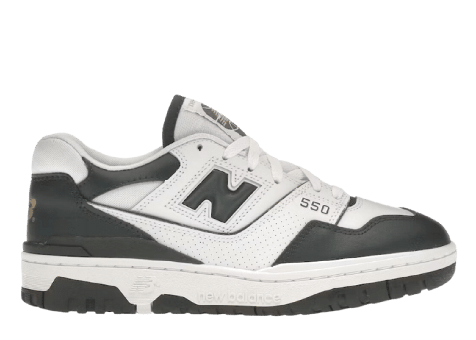 New Balance 550 White Dark Green