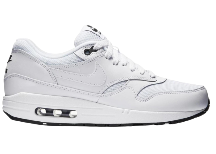 Nike Air Max 1 White White Black