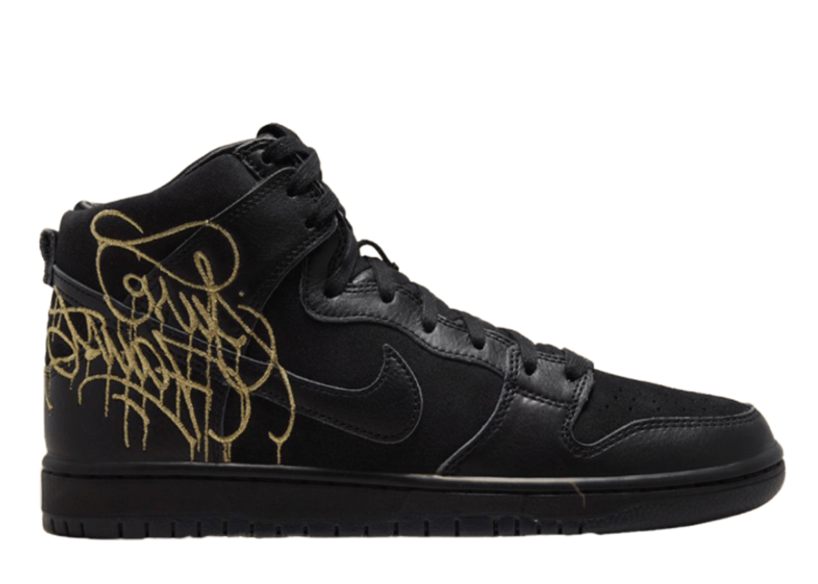 Nike SB Dunk High FAUST Black Gold