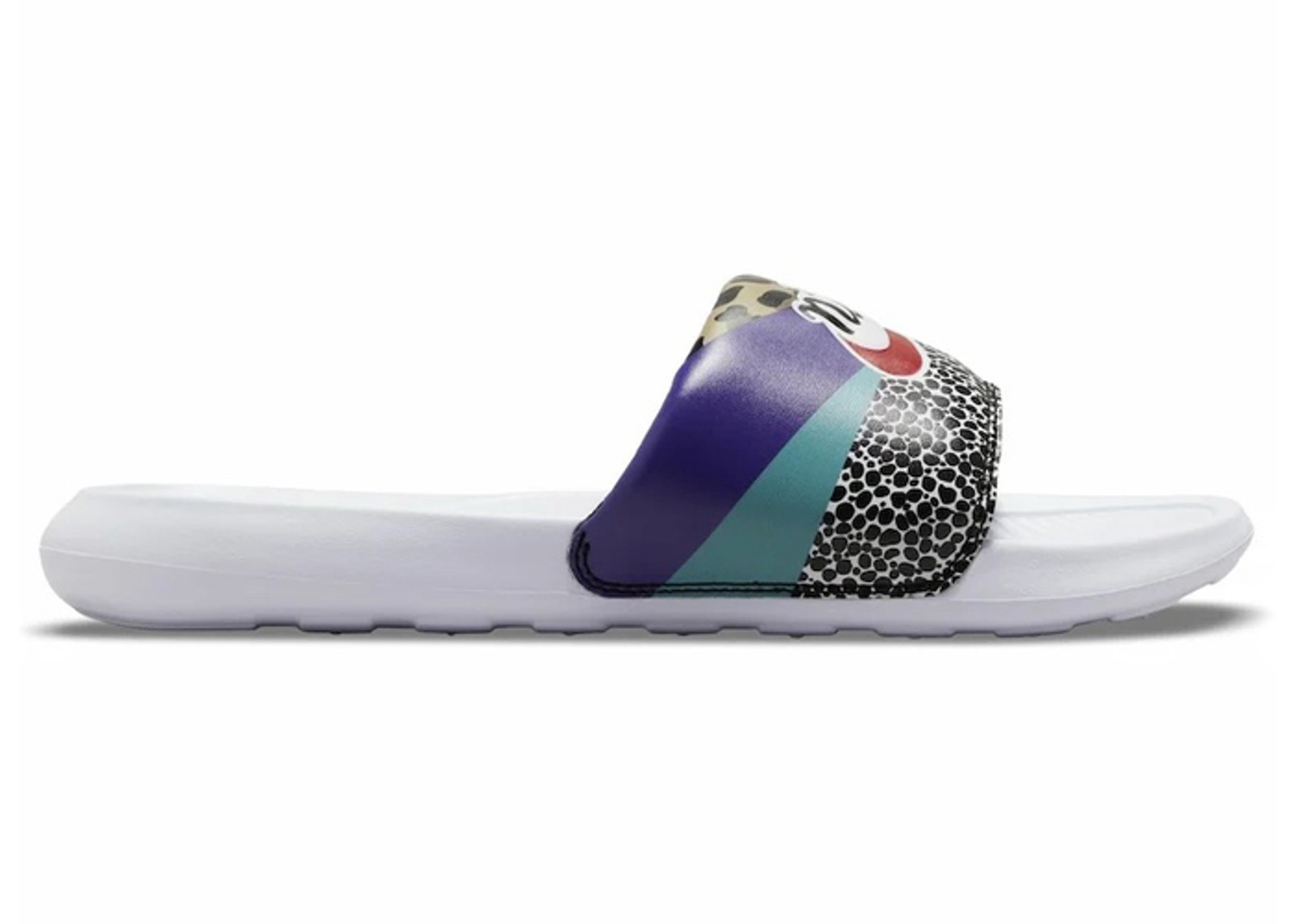 Nike Victori One Printed Slide White Animal Print (W)