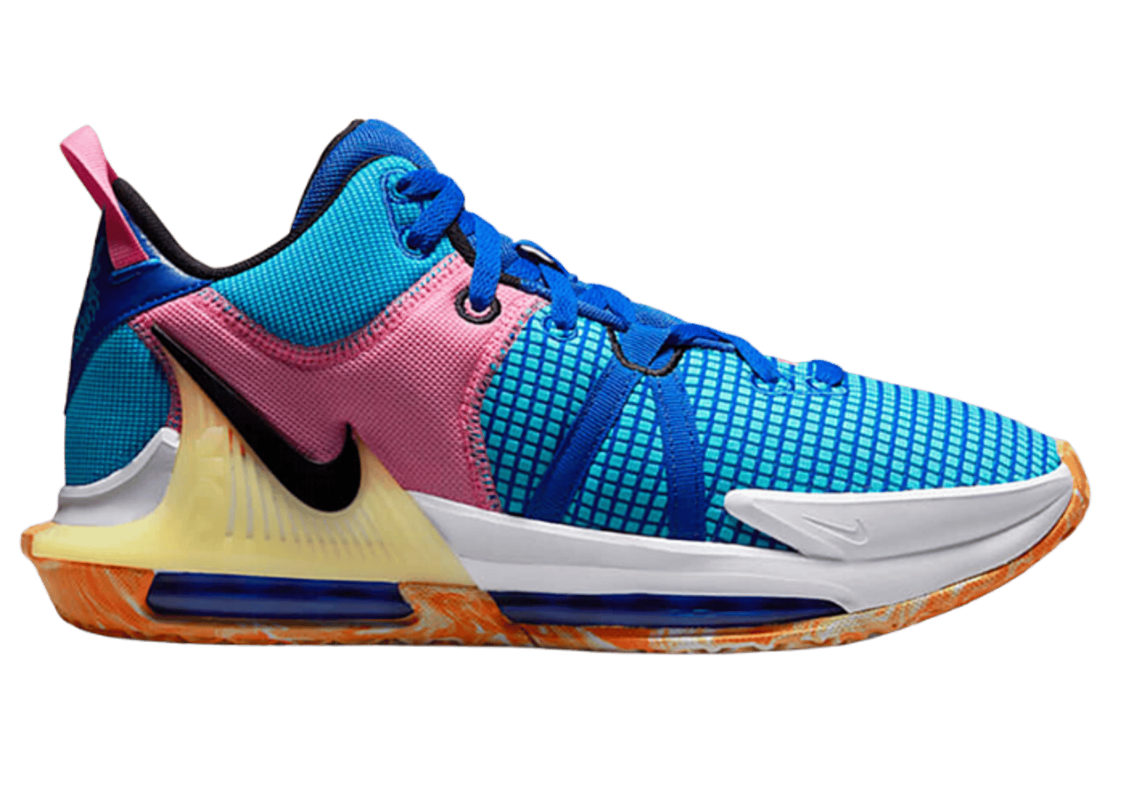 Nike LeBron Witness 7 Hyper Royal Blue Lightning White Black