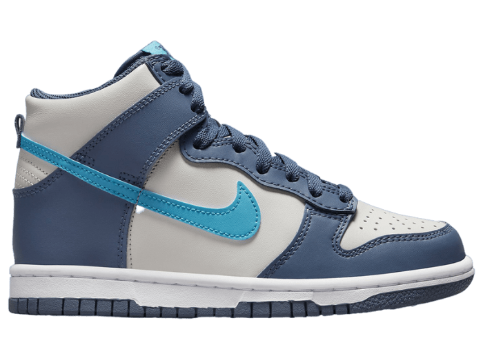 Nike Dunk High Light Bone Blue Lightning (GS)