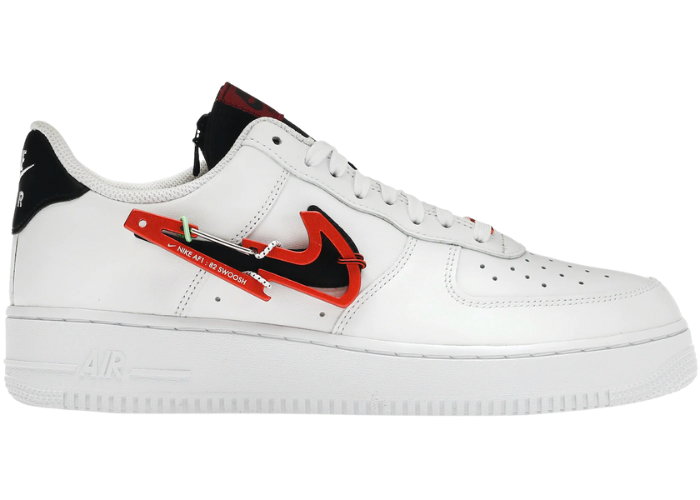 af1 red swoosh