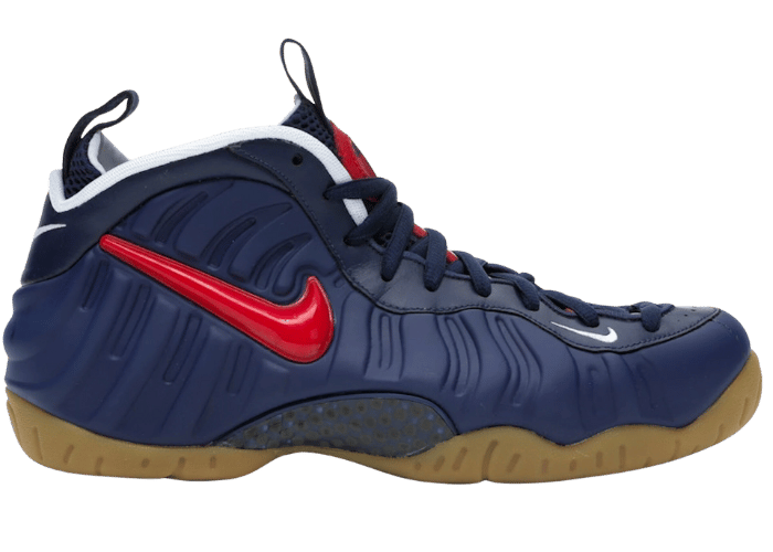 Nike Air Foamposite Pro Blue Void University Red