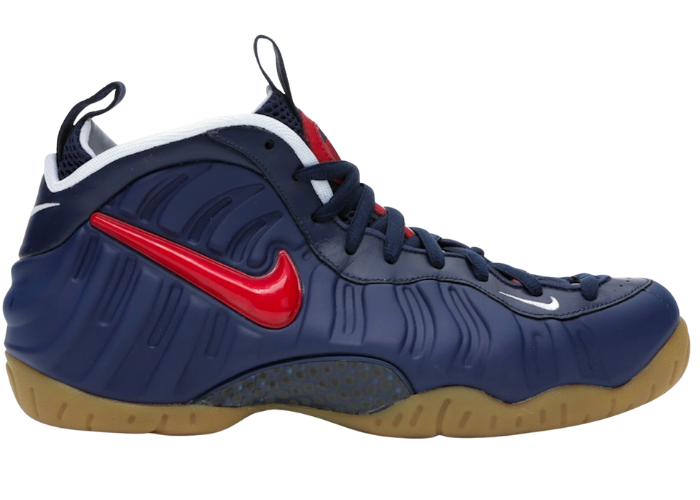 Nike Air Foamposite Pro Blue Void University Red