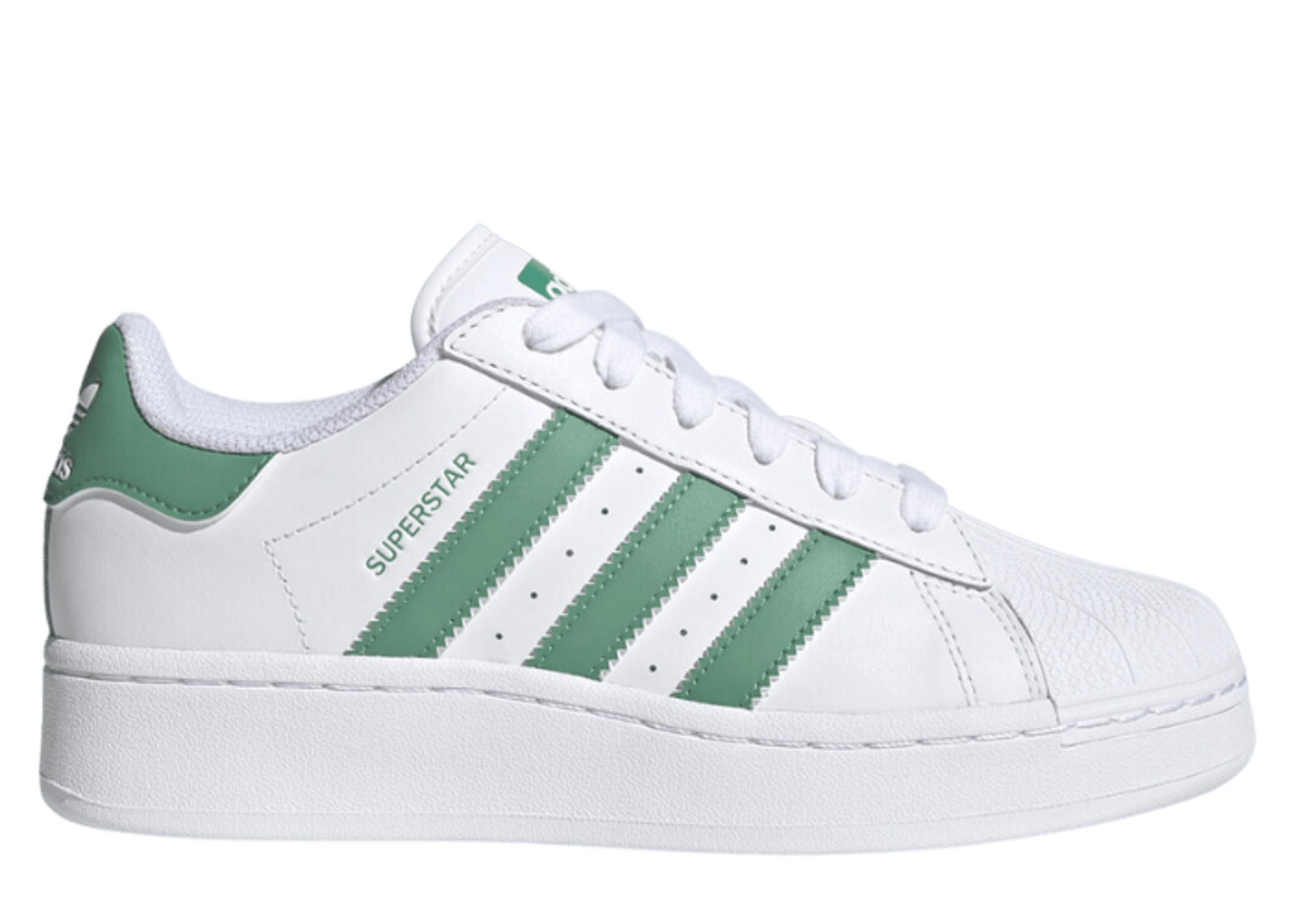 adidas Superstar XLG White Green (W)