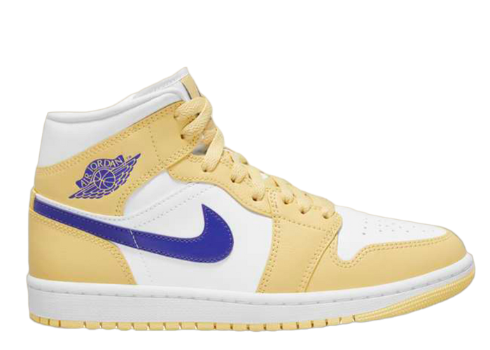 Jordan 1 Mid Lemon Wash Lapis (W)