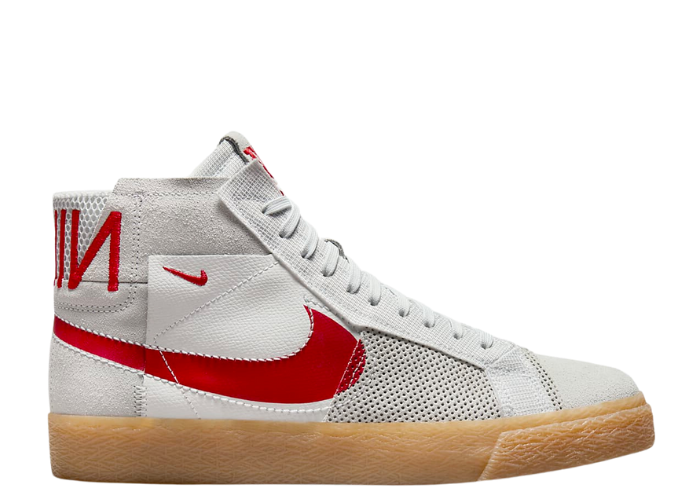 Nike SB Zoom Blazer Mid Premium Grey Red Gum