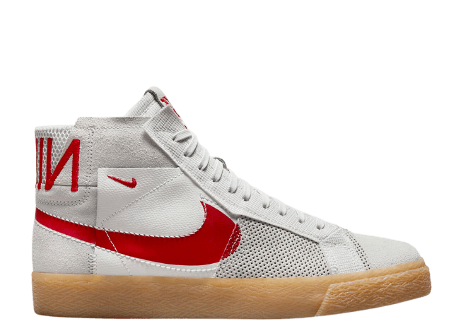 Nike SB Zoom Blazer Mid Premium Grey Red Gum