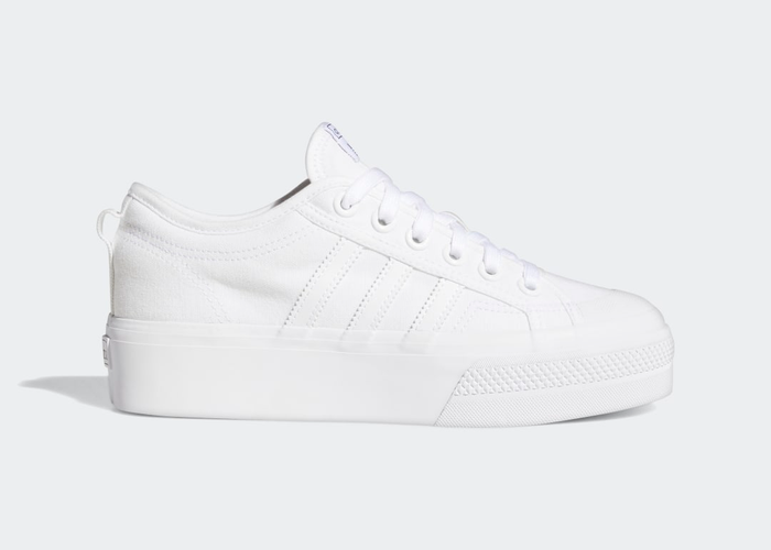 adidas Nizza Platform Triple White (W)