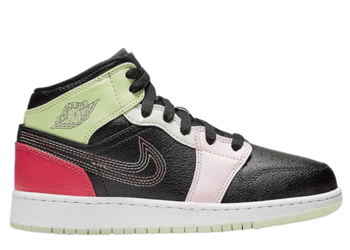 Jordan 1 Mid Glow In The Dark (GS)