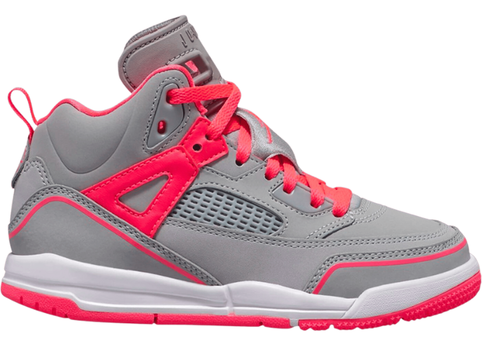 Air Jordan Spizike Wolf Grey Racer Pink (PS)