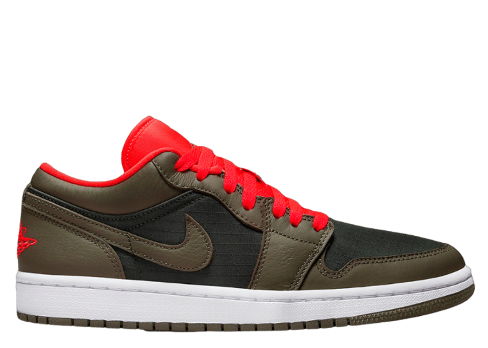 ウィメンズ Nike Air Jordan 1 Low SE Light Olive Air Jordan 1 Low SE Light Olive Bright Crimson (W) - DQ6076