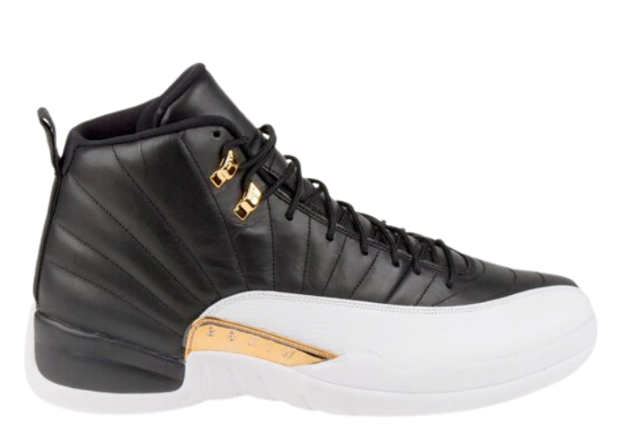 black and yellow jordans 12