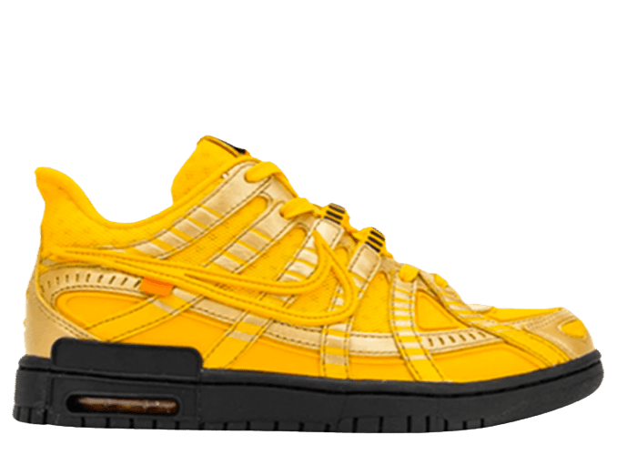 Nike Air Rubber Dunk Off-White University Gold - CU6015-700