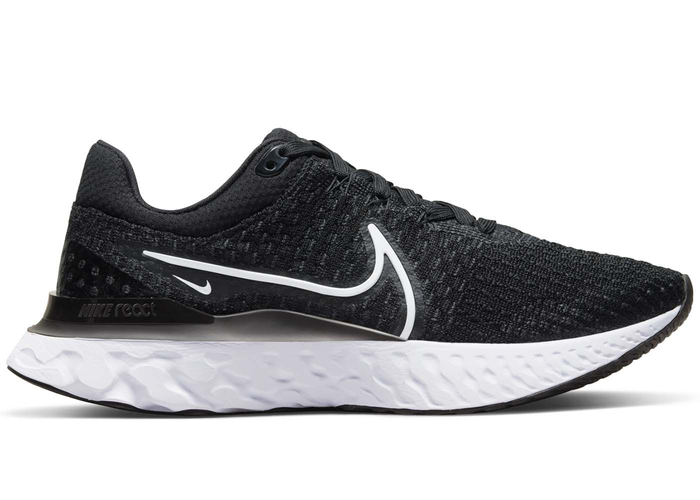 Nike React Infinity Run Flyknit 3 Black White (W)