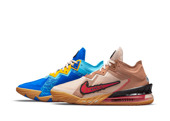 Nike LeBron 18 Low 'Wile E. vs Roadrunner' Basketball Shoes