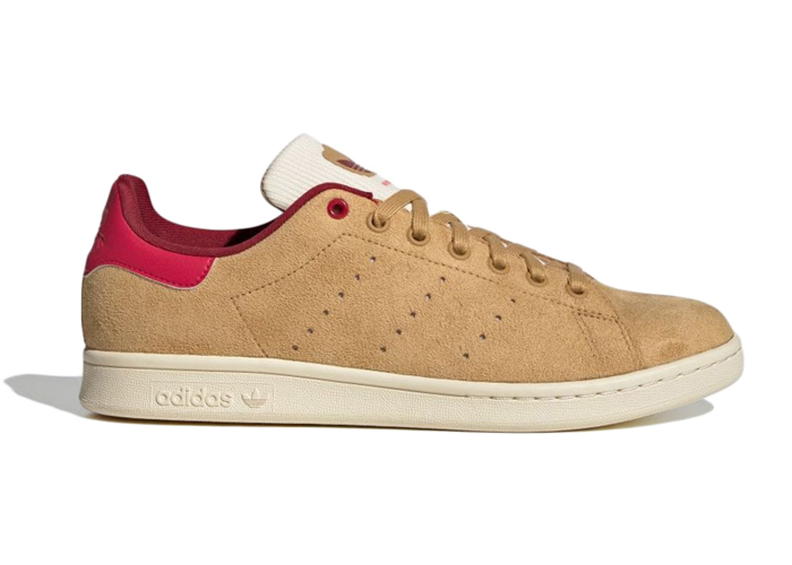 adidas Stan Smith Golden Beige College Burgundy