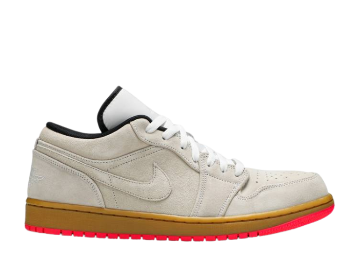 Jordan 1 Low White Gum Hyper Pink