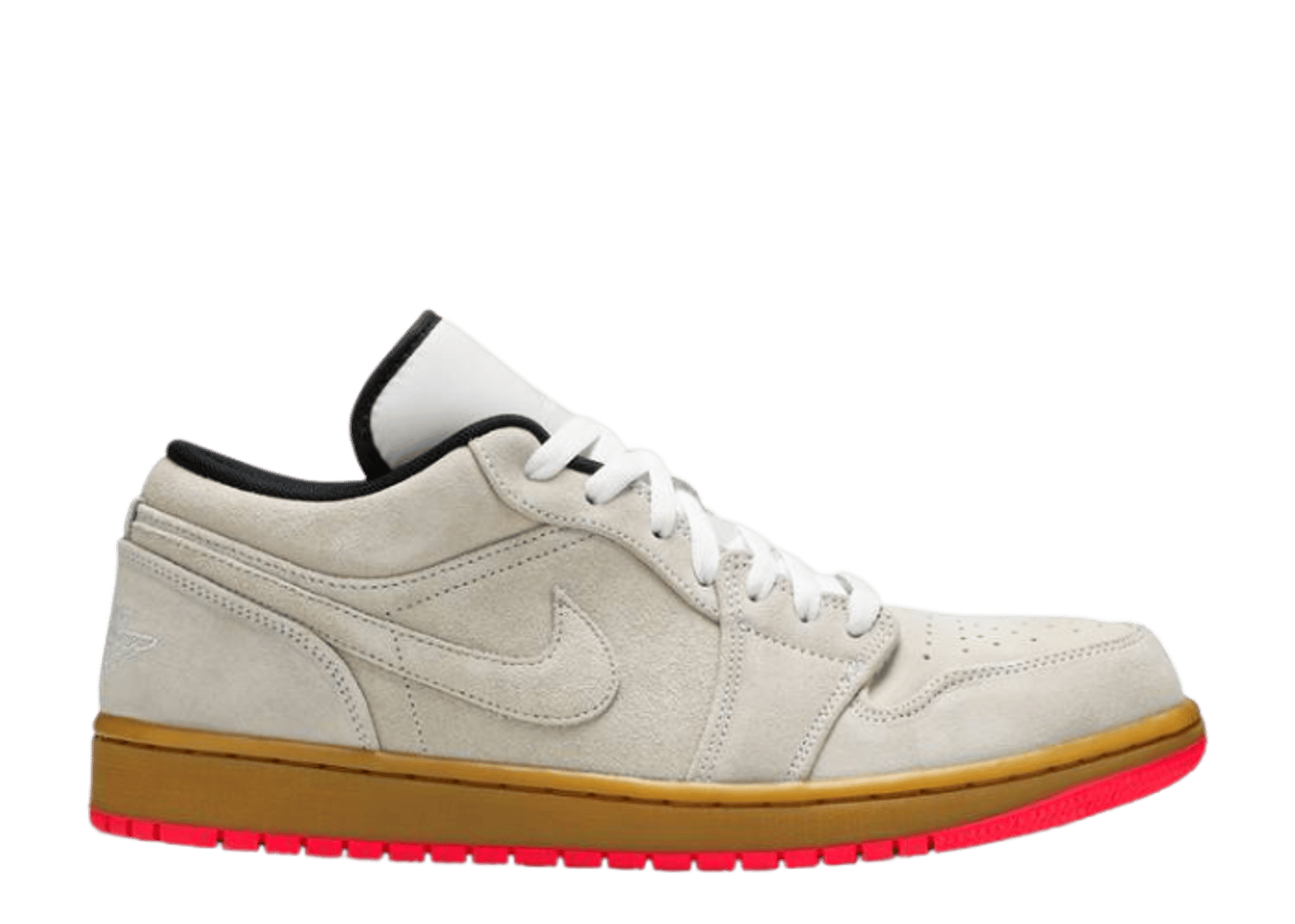 Jordan 1 Low White Gum Hyper Pink