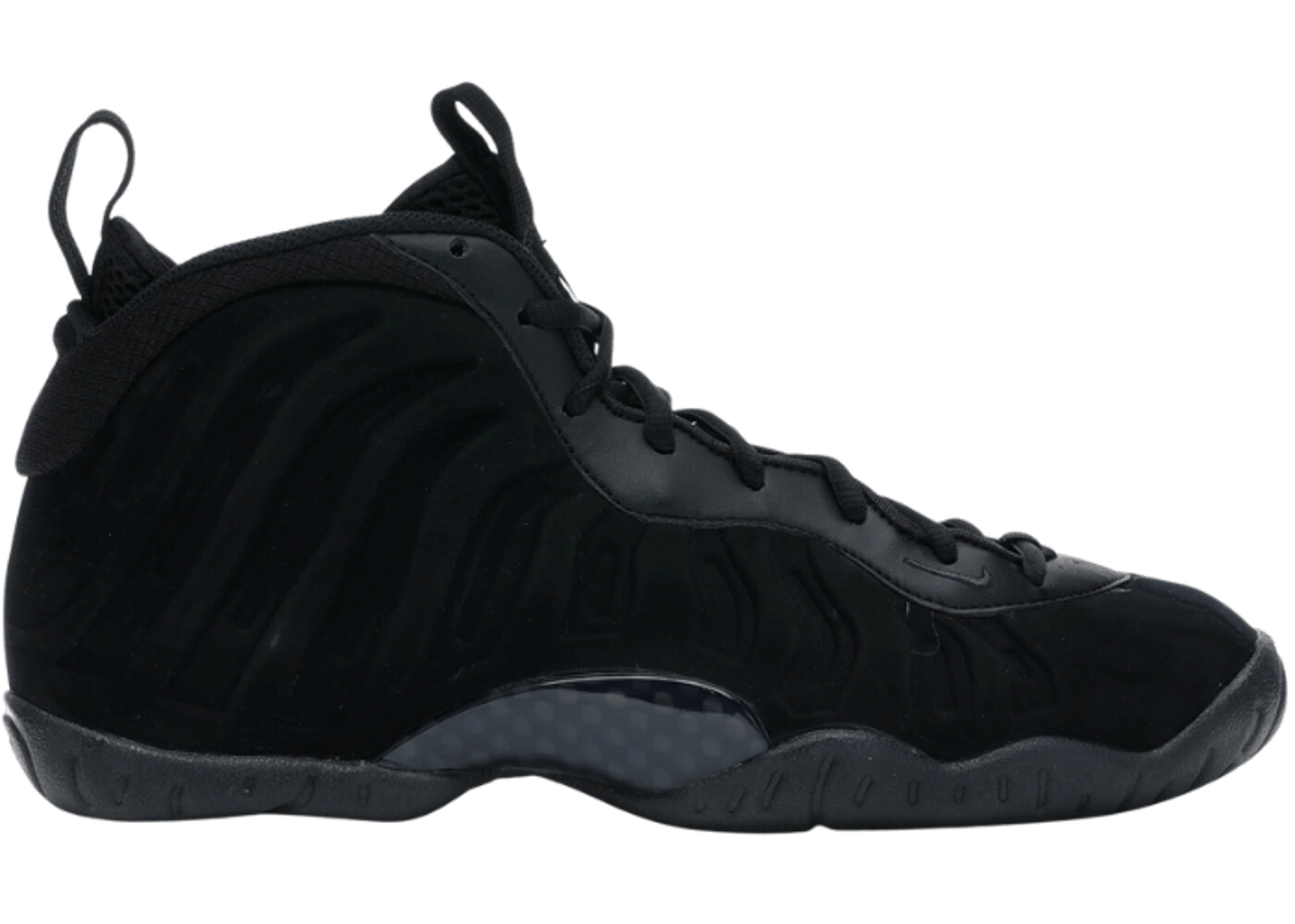 Nike Air Foamposite One Black Suede GS 644791 003