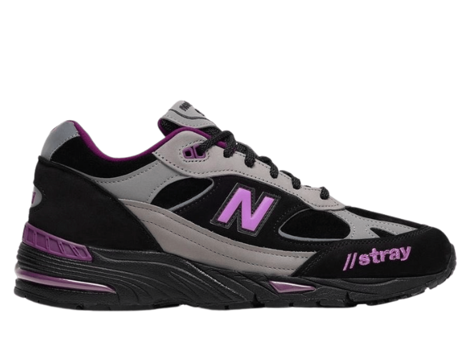 New Balance 991 Stray Rats Black