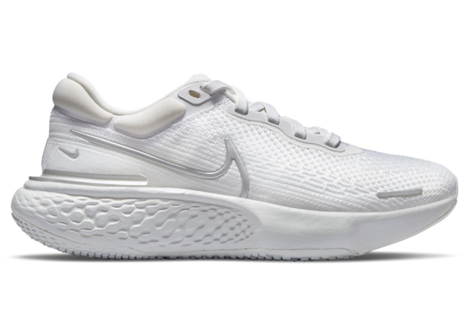 Nike ZoomX Invincible Run Flyknit White Metallic Silver (W)