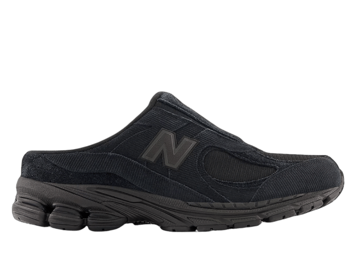 New Balance 2002R Mule Black Corduroy