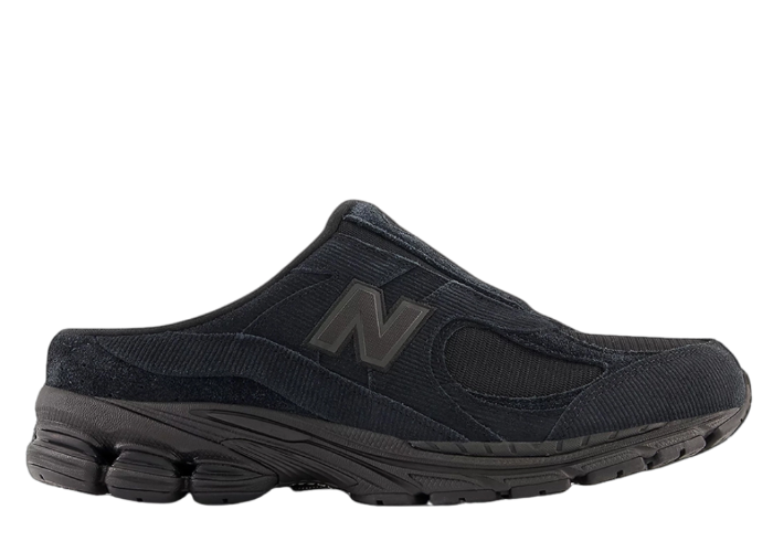 New Balance 2002R Mule Black Corduroy