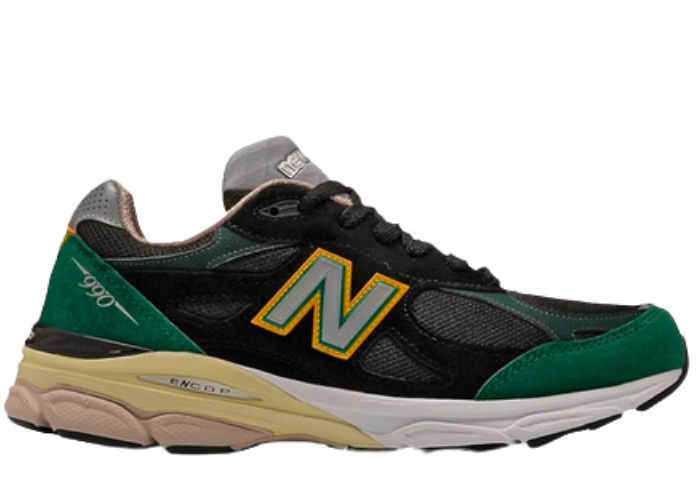 New Balance 990v3 Made in USA Black Green