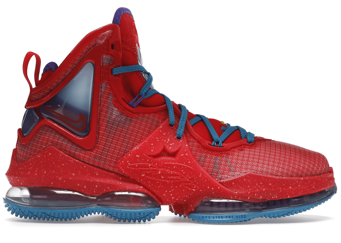 Lebron 19 Siren Red Laser Blue