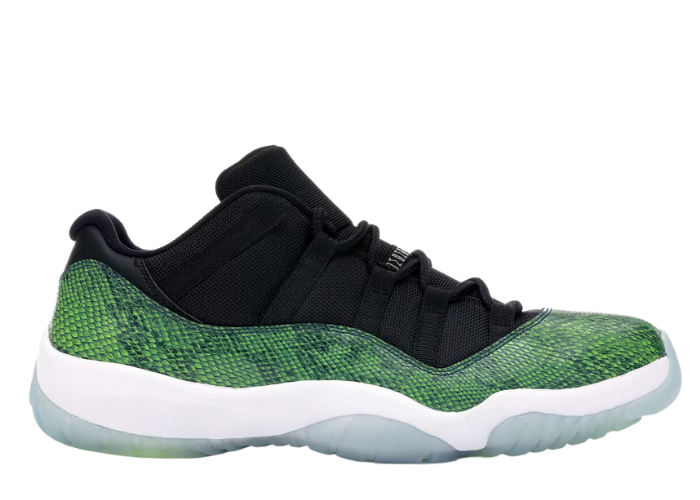 Air Jordan 11 Retro Low Green Snakeskin