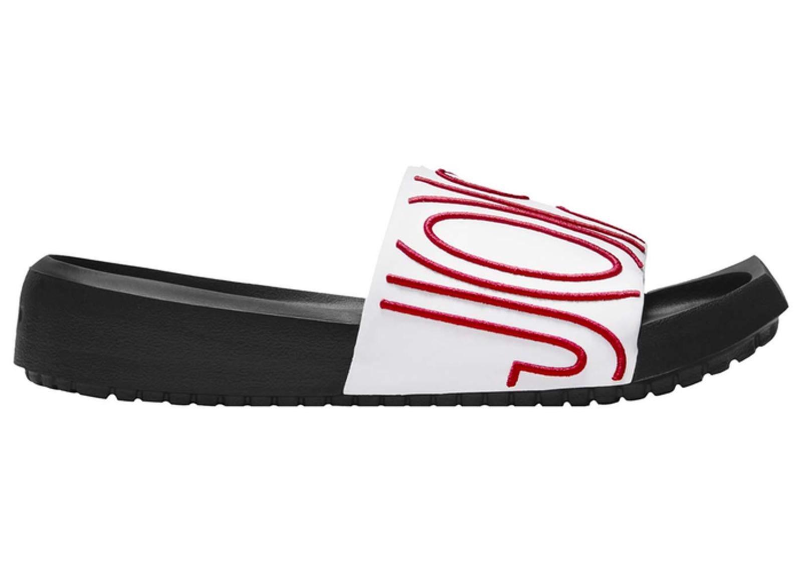Jordan Nola Slide White Gym Red (W)