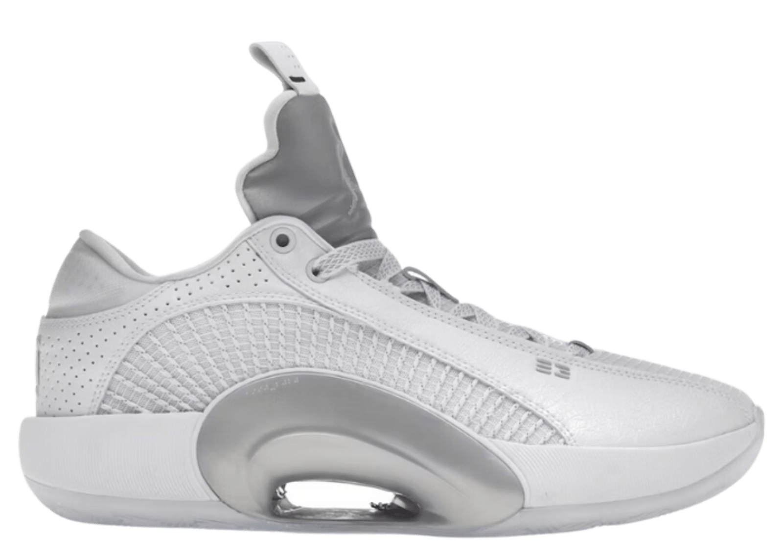 Air Jordan XXXV Low Metallic Silver (Clear Sole)