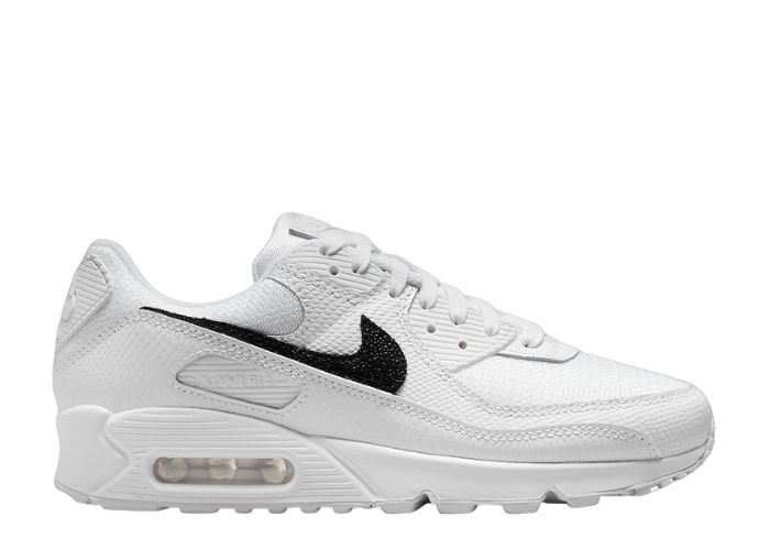 air max 90 white with black tick