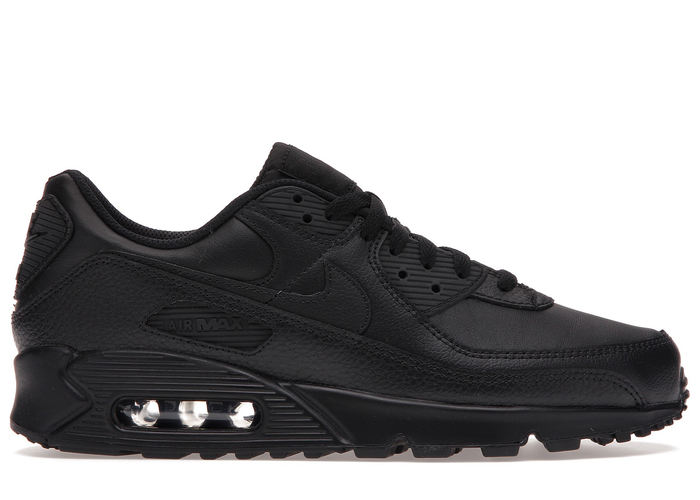 Nike Air Max 90 Leather Triple Black (2020)