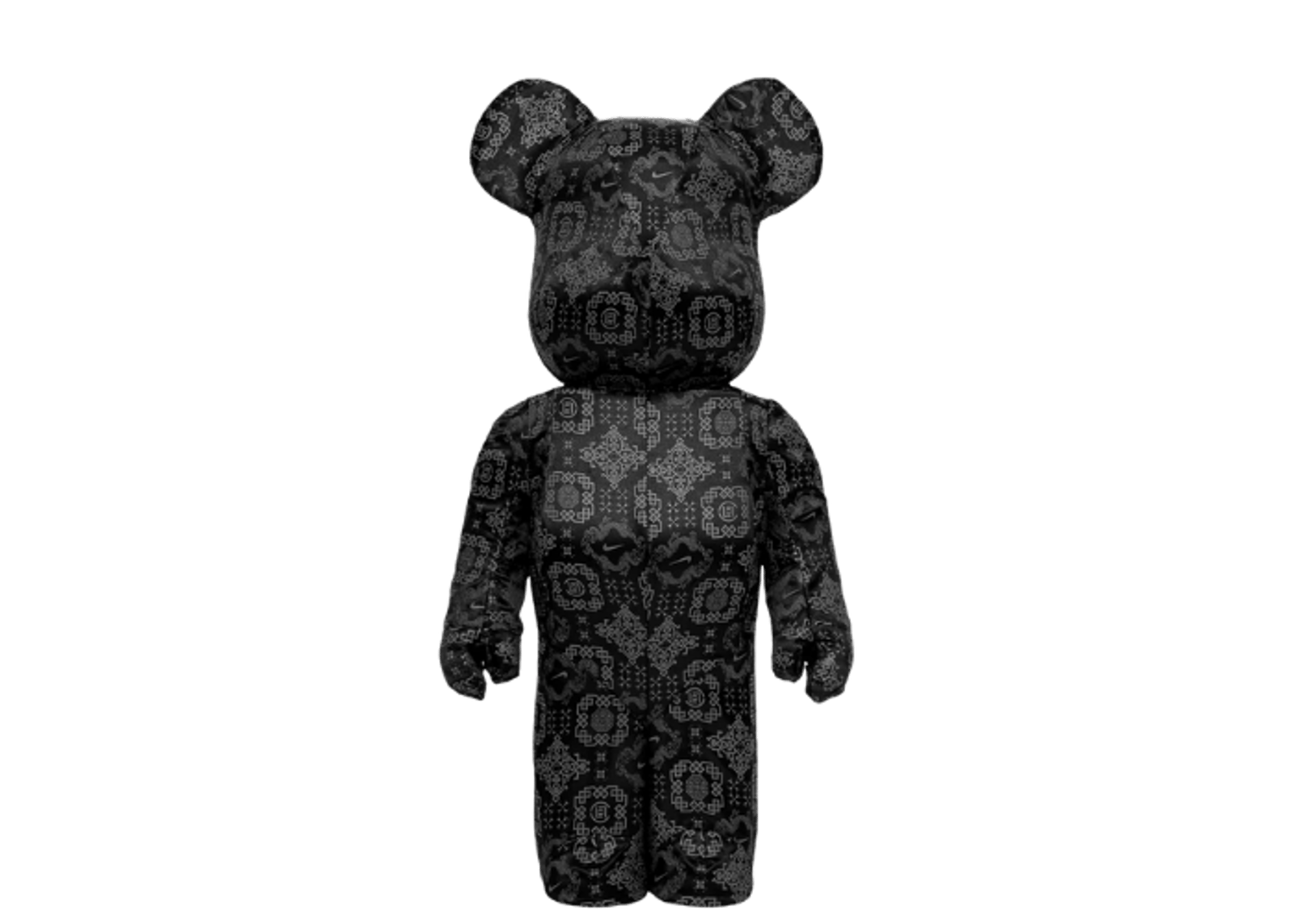 BE@RBRICK x CLOT x Nike “Black Silk” Air Force 1 Fragment set