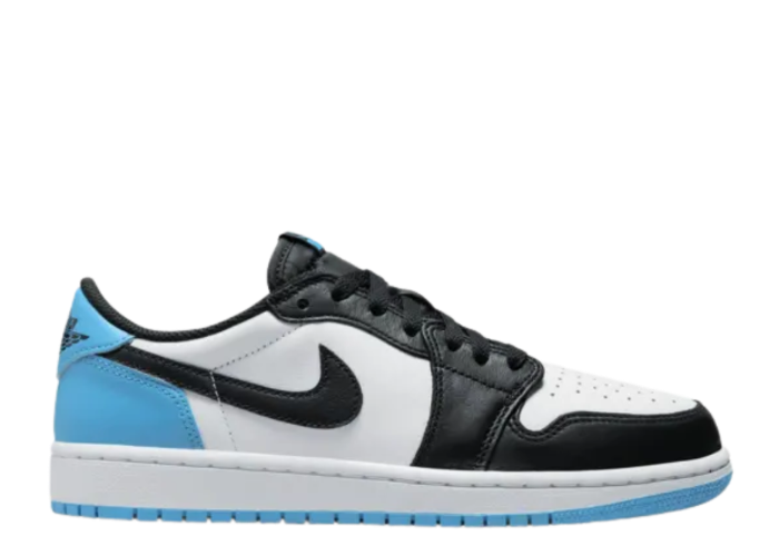 Air Jordan 1 Low Black Dark Powder Blue (W)