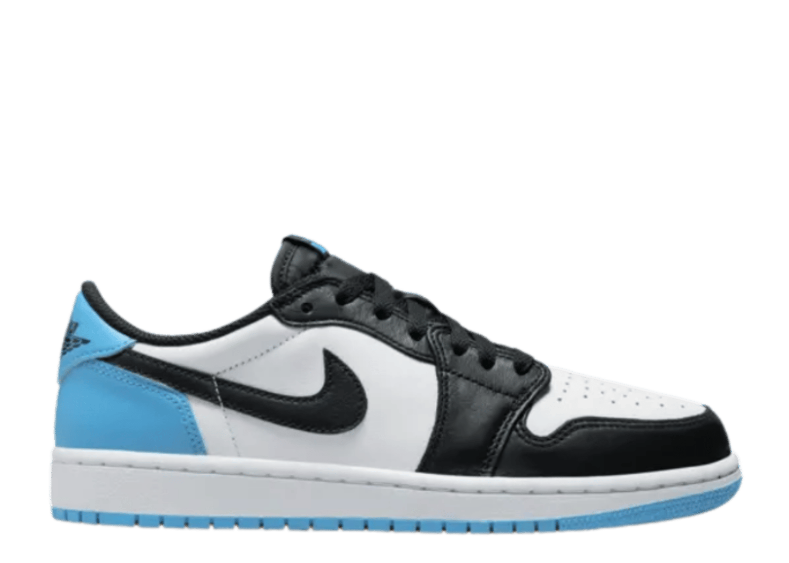 Air Jordan 1 Low Black Dark Powder Blue (W)