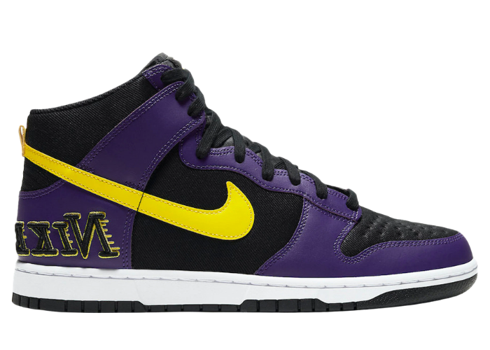 Nike Dunk High EMB Lakers