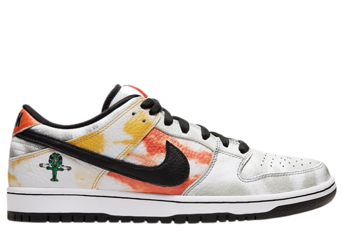 Nike SB Low Dunk Raygun Tie-Dye White (Away)