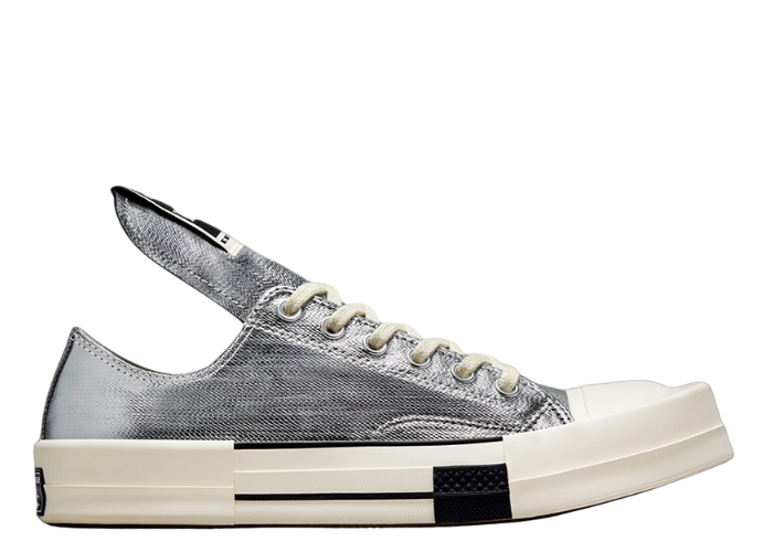 Converse Rick Owens TURBODRK Low Silver Denim