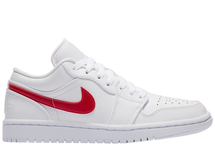 Jordan 1 Low White University Red (W)