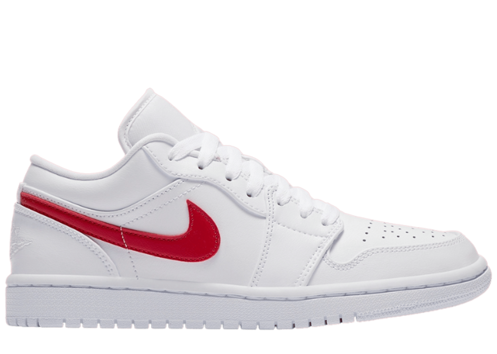 Jordan 1 Low White University Red (W)