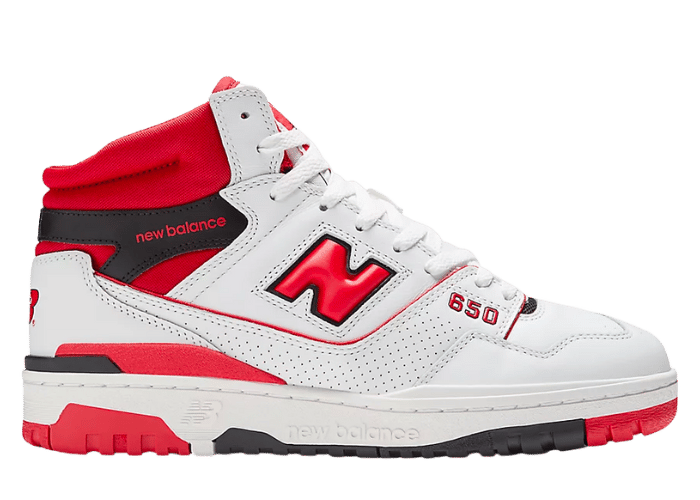 New Balance 650 White Red